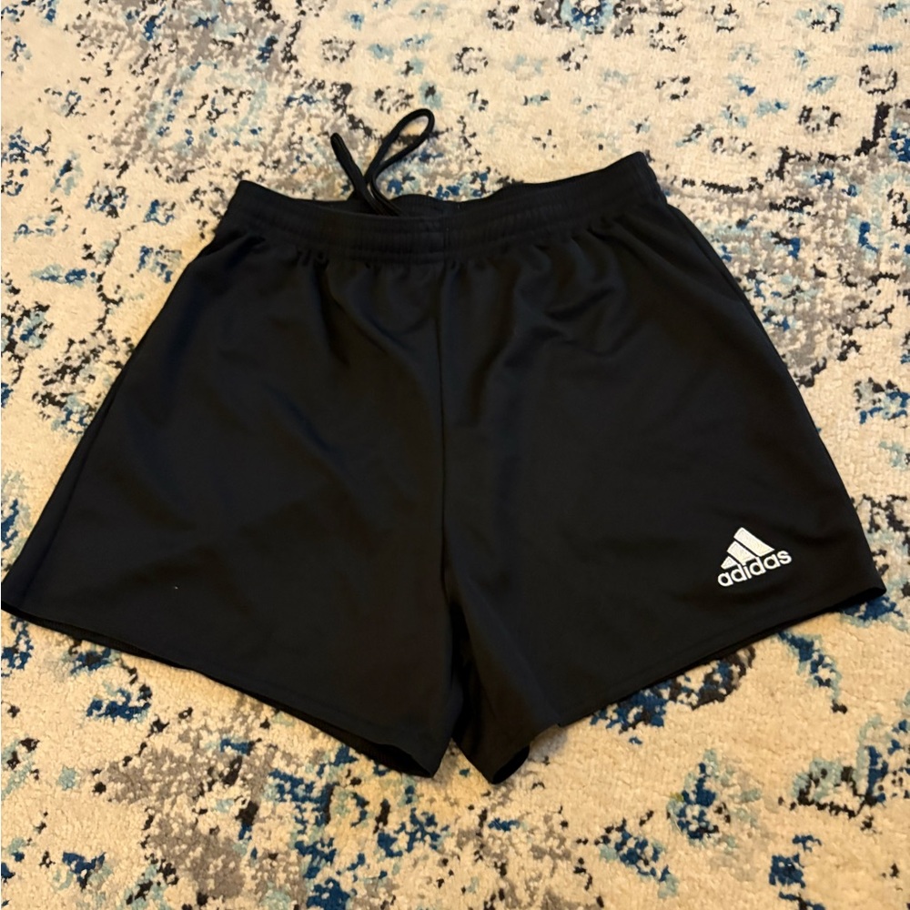 Adidas Black Athletic Shorts with Elastic Waistband XS
